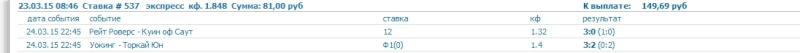 Экспресс от Константина на 24 марта Aiie18