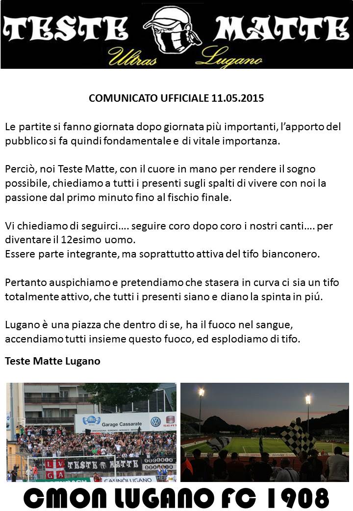 COMUNICATO UFFICIALE 11.05.2015 Comuni10