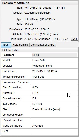 2015: le 13/01 à 8h40 - Lumière étrange dans le ciel - Ovnis à Paris - Paris (dép.75) Exif_310