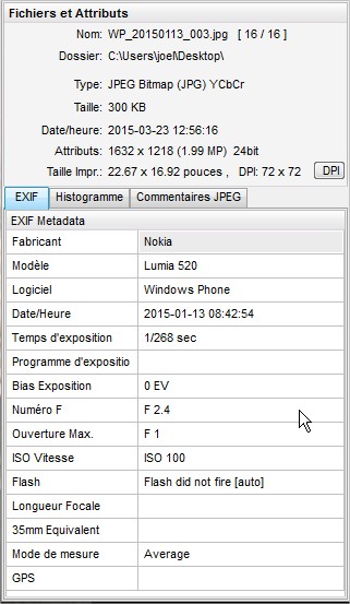 ovnis - 2015: le 13/01 à 8h40 - Lumière étrange dans le ciel  -  Ovnis à Paris - Paris (dép.75) Exif_310