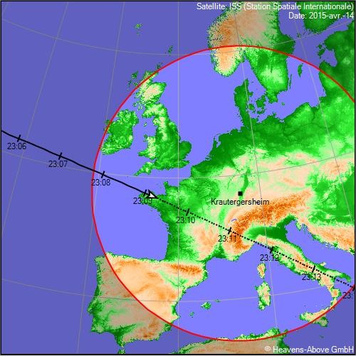 2015: le 14/04 à 22h30 - Boules lumineuses -  Ovnis à krautergersheim - Bas-Rhin (dép.67) Iss10