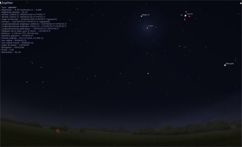 2015: le 27/04 à 23h - Lumière étrange dans le ciel - Ovnis à Douai - Nord (dép.59) Jupite10