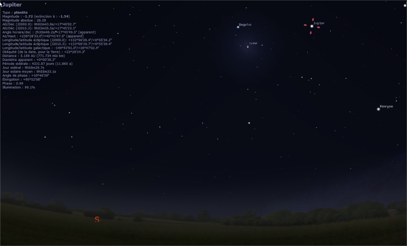 ovnis - 2015: le 27/04 à 23h - Lumière étrange dans le ciel  -  Ovnis à Douai - Nord (dép.59) Jupite10