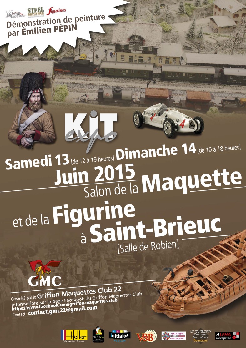 (06) - Juin 2015 : 13 et 14 : Expositionde Maquettes et de Figurines à SAINT-BRIEUC 22000. Kit_ex10