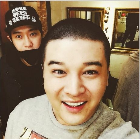 Mise à jour de l'instagram de sangmu avec Shindong 23-03-15 Caymai10