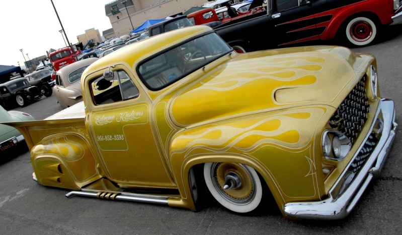 1953 Ford Pick up - The Gold Charriot - Extreme Kustoms - Rick Erickson Fordcu16