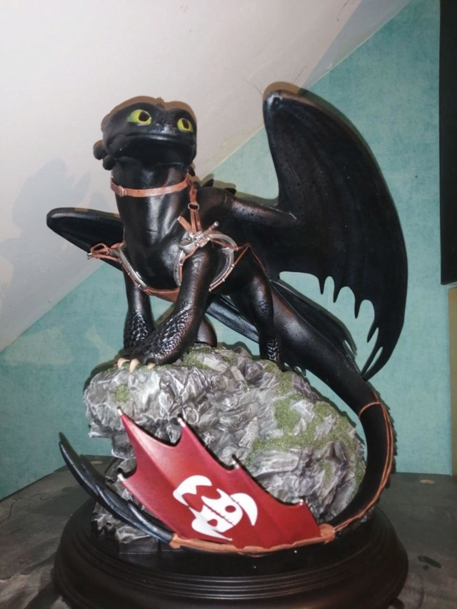 Réparation figurine sideshow toothless Photo_13