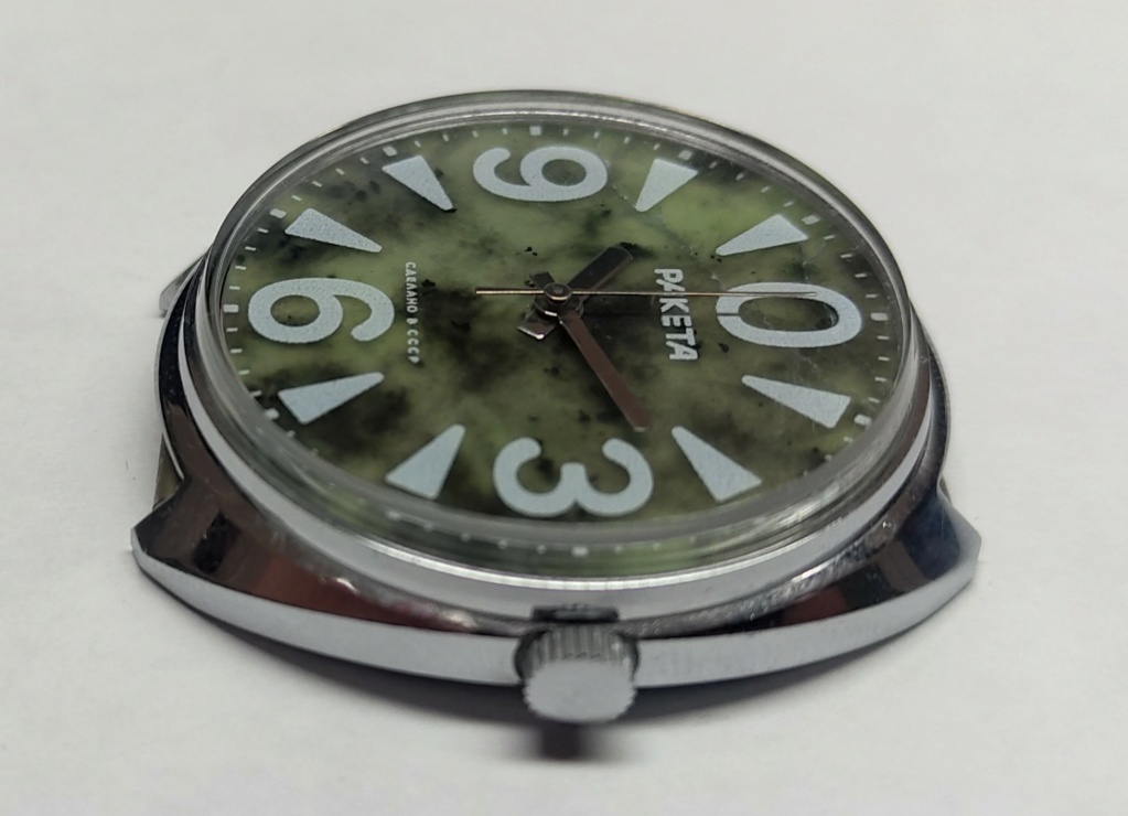 [Vendue]  USSR RAKETA ZERO 529 Pre-owned the dial is made of natural nephritis. Img_2019