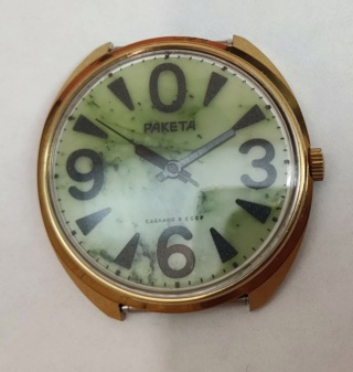  [vendu] USSR RAKETA ZERO 523 Pre-owned the dial is made of natural nephritis. Img_2032