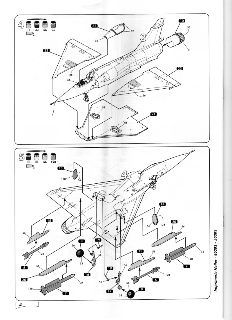 DASSAULT MIRAGE 2000 C 1/72ème Réf 354 Notice Notice22