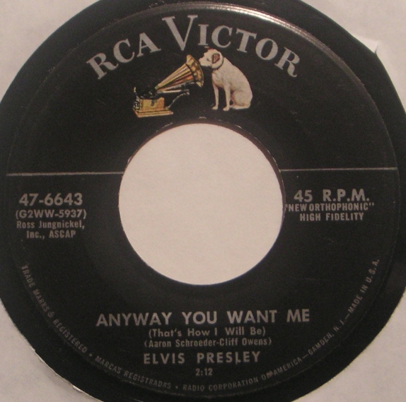 Love Me Tender / Any Way You Want Me 2b15