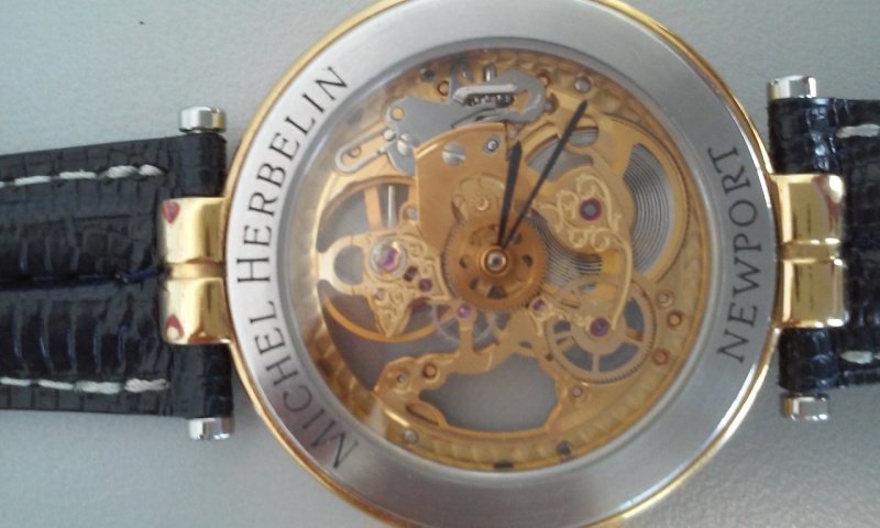 Elle est enfin arrivée cette montre mécanique squelette 20150141