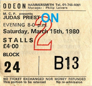 1980 / 03 / 15 - London, Hammersmith odeon 11010