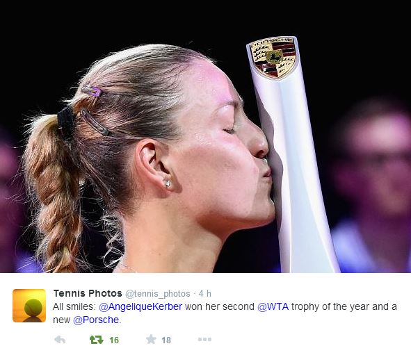 WTA STUTTGART 2015 : infos, photos et vidéos - Page 5 Kerber10