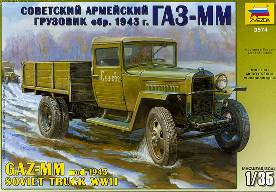 GAZ-MM 1943 Soviet Truck. 3574bt12