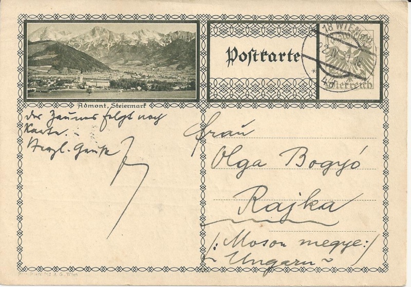 Ganzsachen - Bedarfspost Ganzsachen Österreich 1925-1938 Bild_424