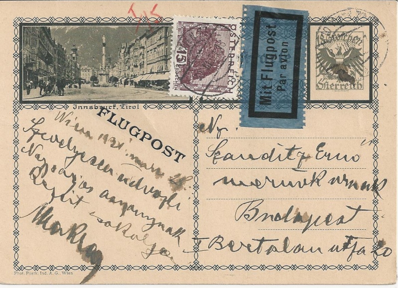 Ganzsachen - Bedarfspost Ganzsachen Österreich 1925-1938 Bild_521