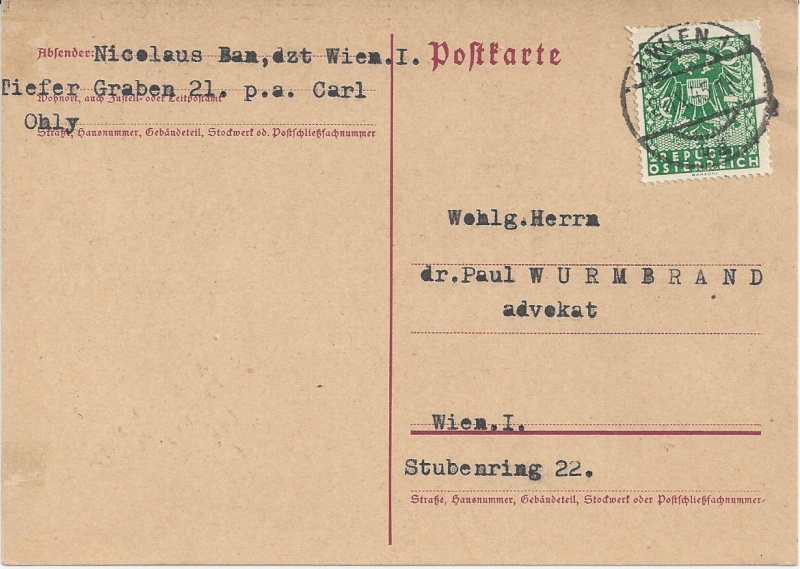 1945 - Notmaßnahmen und Provisorien bei Postkarten 1945-1948 Bild_715