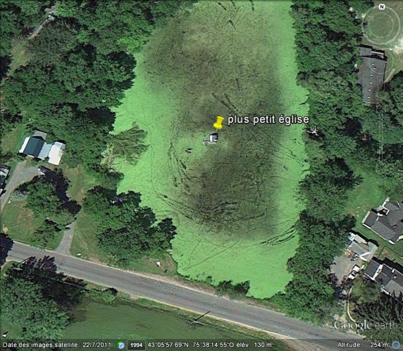 Cross Island Chapel, la plus petite église du monde - Oneida - USA Ge_plu11