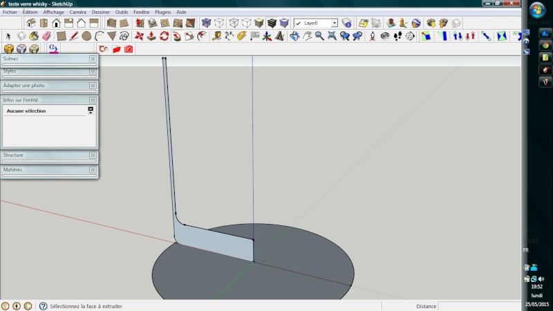 Verre à whisky Skp, inctrustation aide Forme10
