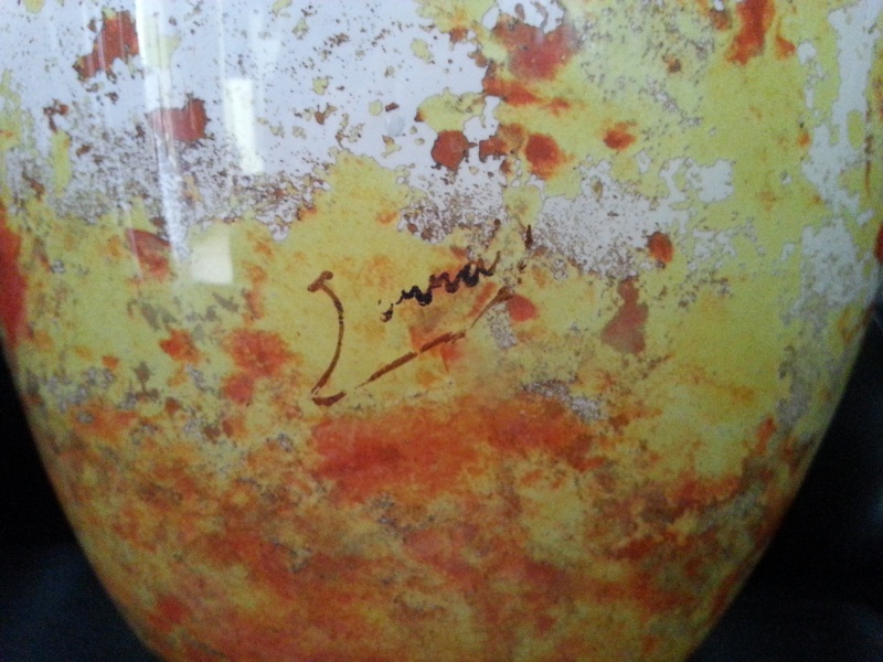 Gros vase signé Lorrain 20150515