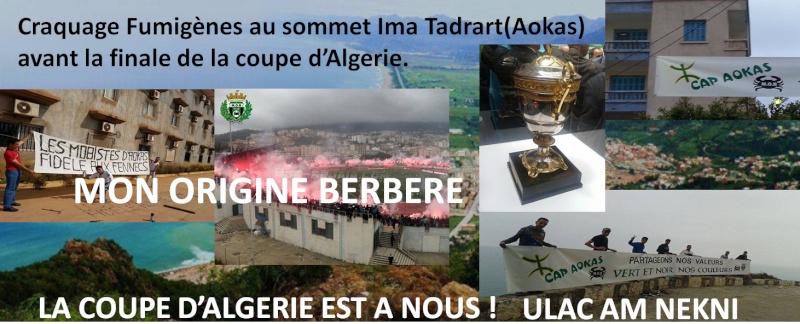 Craquage Fumigènes au sommet Ima Tadrart(Aokas) avant la finale de la coupe d’Algerie.  Cra10