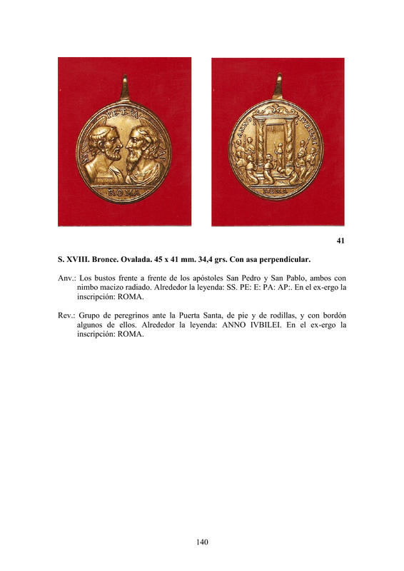 LA MEDALLA DE DEVOCIÓN EN EUROPA ENTRE LOS SIGLOS XVI Y XIX  por  Fernando Sainz Varona - Página 6 14010