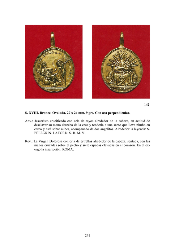 LA MEDALLA DE DEVOCIÓN EN EUROPA ENTRE LOS SIGLOS XVI Y XIX  por  Fernando Sainz Varona - Página 10 24110