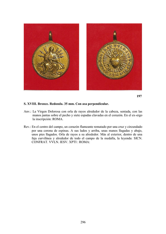LA MEDALLA DE DEVOCIÓN EN EUROPA ENTRE LOS SIGLOS XVI Y XIX  por  Fernando Sainz Varona - Página 12 29610