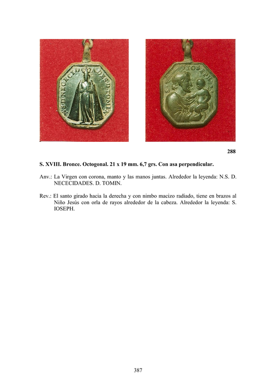LA MEDALLA DE DEVOCIÓN EN EUROPA ENTRE LOS SIGLOS XVI Y XIX  por  Fernando Sainz Varona - Página 16 38710