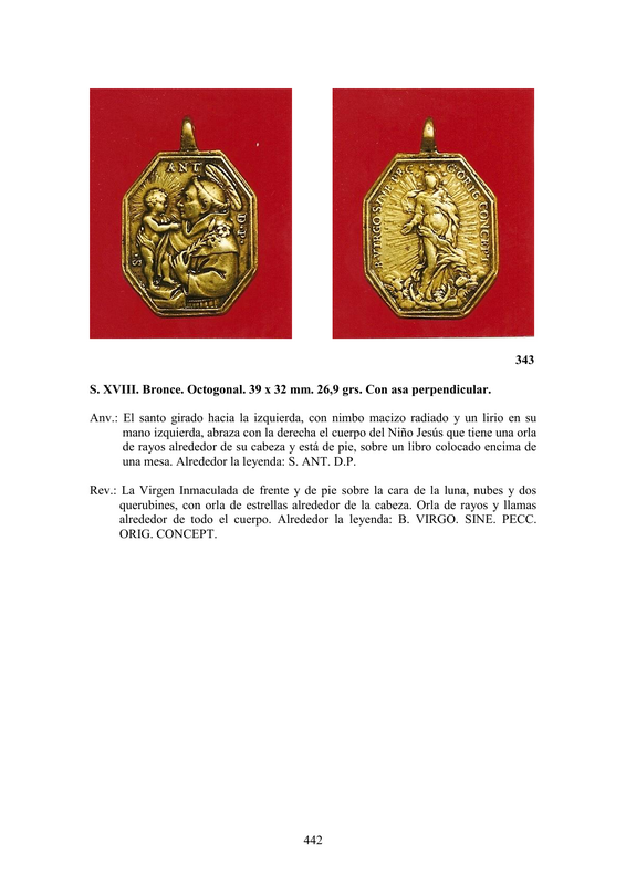 LA MEDALLA DE DEVOCIÓN EN EUROPA ENTRE LOS SIGLOS XVI Y XIX  por  Fernando Sainz Varona - Página 18 44210