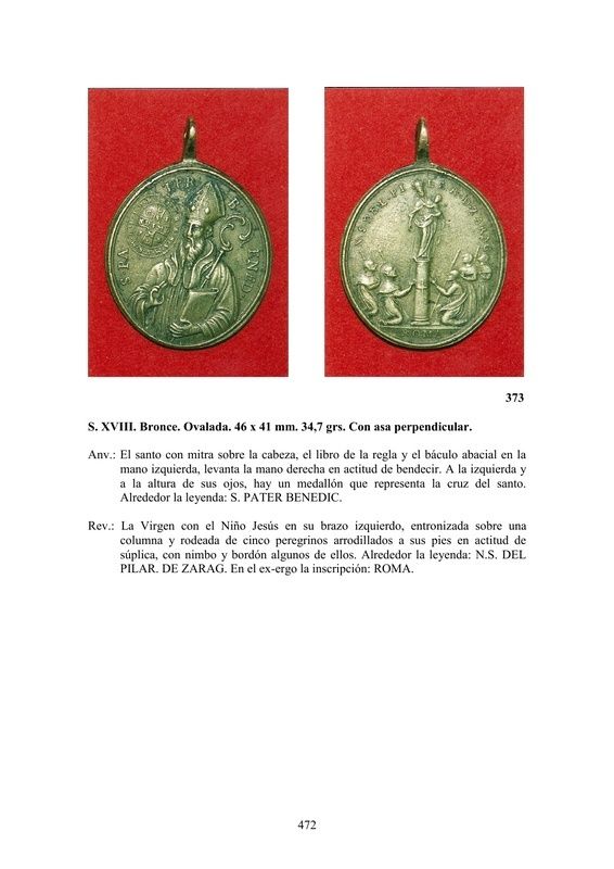 LA MEDALLA DE DEVOCIÓN EN EUROPA ENTRE LOS SIGLOS XVI Y XIX  por  Fernando Sainz Varona - Página 19 47210