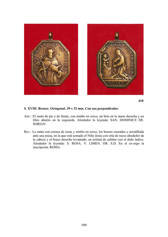 LA MEDALLA DE DEVOCIÓN EN EUROPA ENTRE LOS SIGLOS XVI Y XIX  por  Fernando Sainz Varona - Página 21 50911