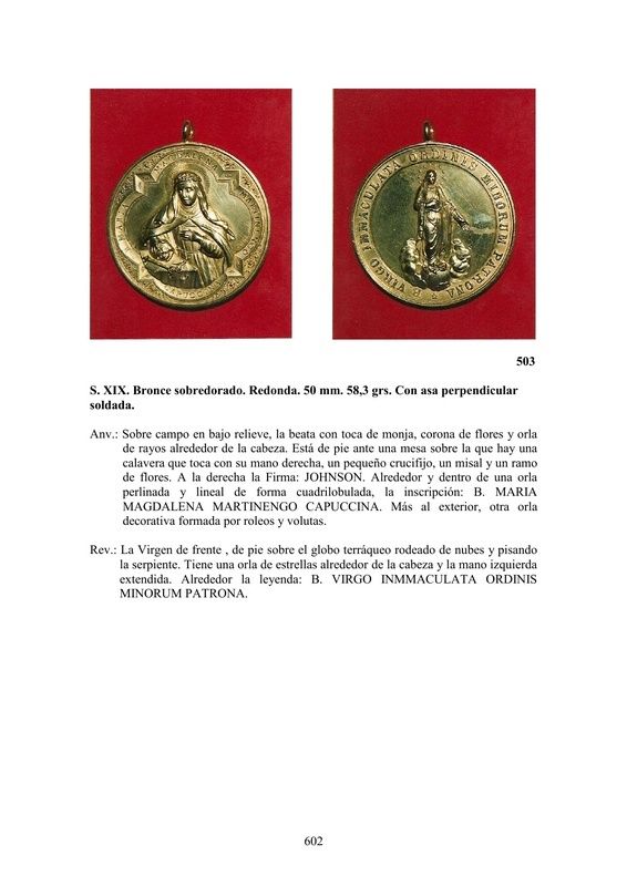 LA MEDALLA DE DEVOCIÓN EN EUROPA ENTRE LOS SIGLOS XVI Y XIX  por  Fernando Sainz Varona - Página 25 60210