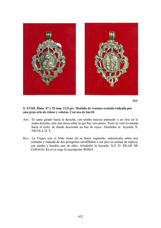 LA MEDALLA DE DEVOCIÓN EN EUROPA ENTRE LOS SIGLOS XVI Y XIX  por  Fernando Sainz Varona - Página 25 61210