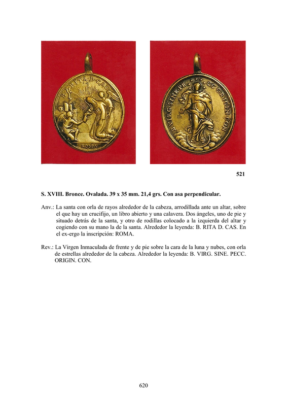 LA MEDALLA DE DEVOCIÓN EN EUROPA ENTRE LOS SIGLOS XVI Y XIX  por  Fernando Sainz Varona - Página 25 62010