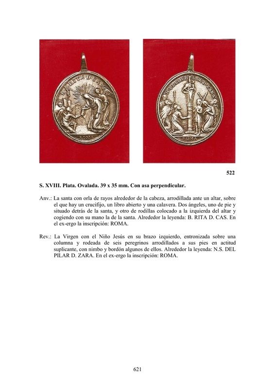 LA MEDALLA DE DEVOCIÓN EN EUROPA ENTRE LOS SIGLOS XVI Y XIX  por  Fernando Sainz Varona - Página 25 62110