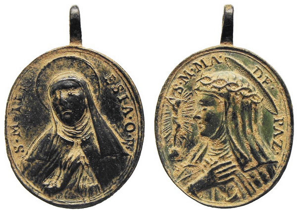 Recopilación medallas Orden Carmelitas Descalzas: Santa Teresa de Jesús Avelin11