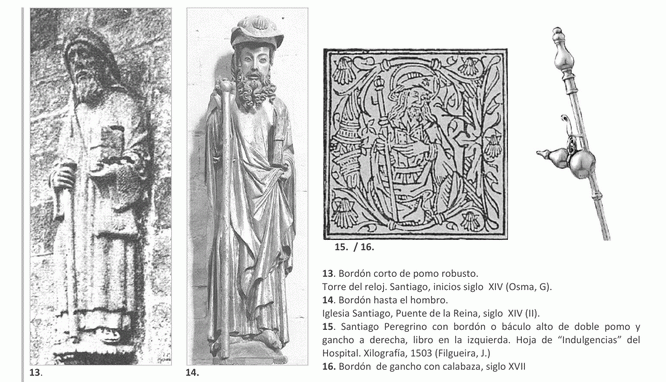 Aparicion Virgen del Pilar a Santiago y acólitos / Cristo Varón de Dolores (XVI-XVIIe s.) Bordyn13
