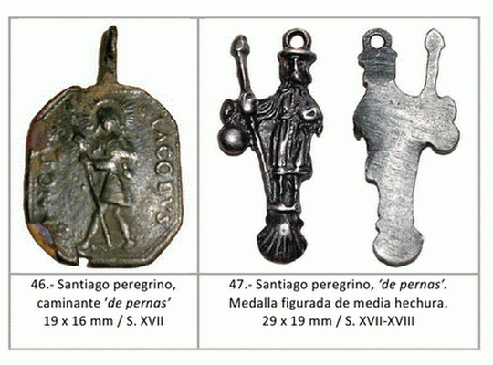Recopilación medallas Santiago el Mayor. Notas iconográficas Figura11