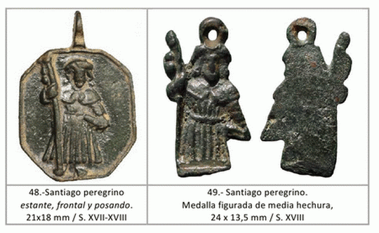 Recopilación medallas Santiago el Mayor. Notas iconográficas Figura12