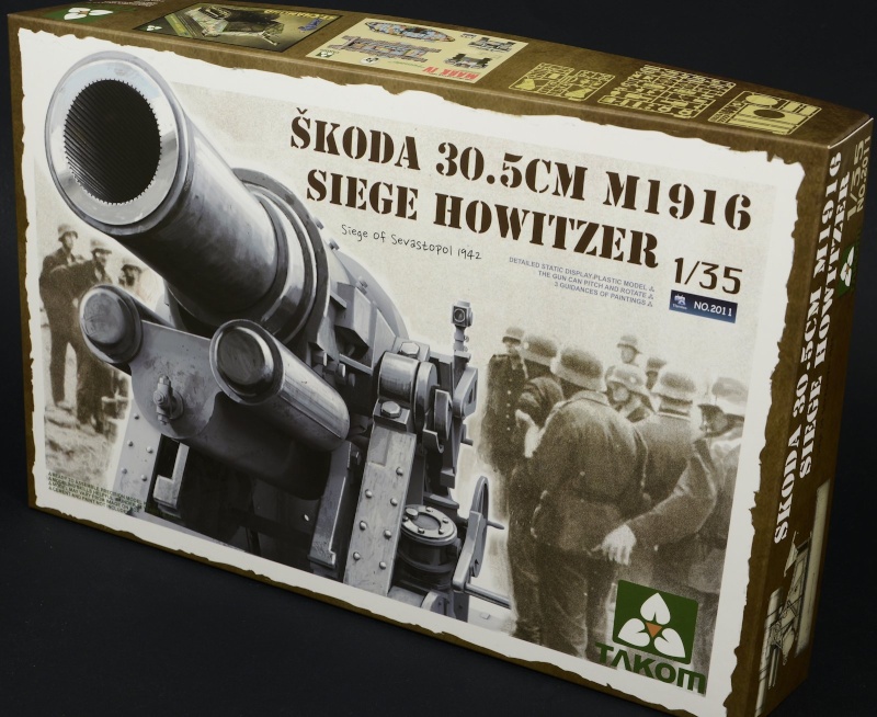 Nov: Skoda 30.5cm M1916 Siege Howitzer por Takom Takom210
