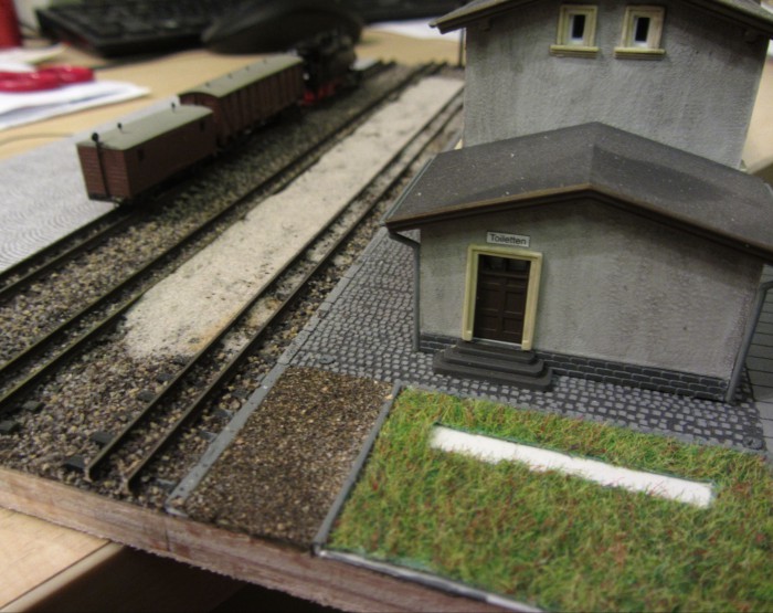 Bahnhofs-Diorama Radeburg 1:160 Forum-14