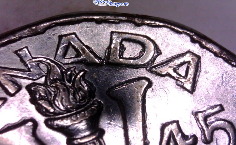 1945 - Coin Détérioré Revers #2 Dense (Rev. Die Deterioration #2 Heavy) Cpe_im12