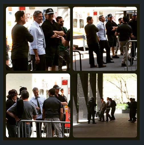 George Clooney on location: Money Monster NYC April 18, 2015 Ii10