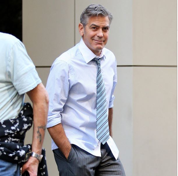 George Clooney on location: Money Monster NYC April 18, 2015 Ii210