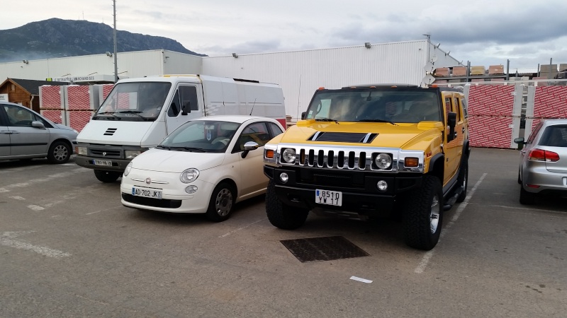 Hummer H2,  gros ou!!!   comparaison... 20150110