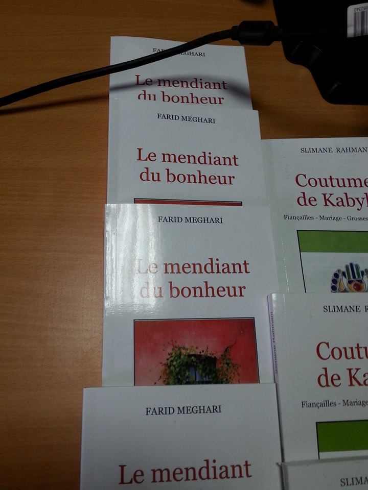 " Le mendiant du bonheur " dernier ouvrage de Farid Meghari disponible à AOKAS chez Reda Senoune 124