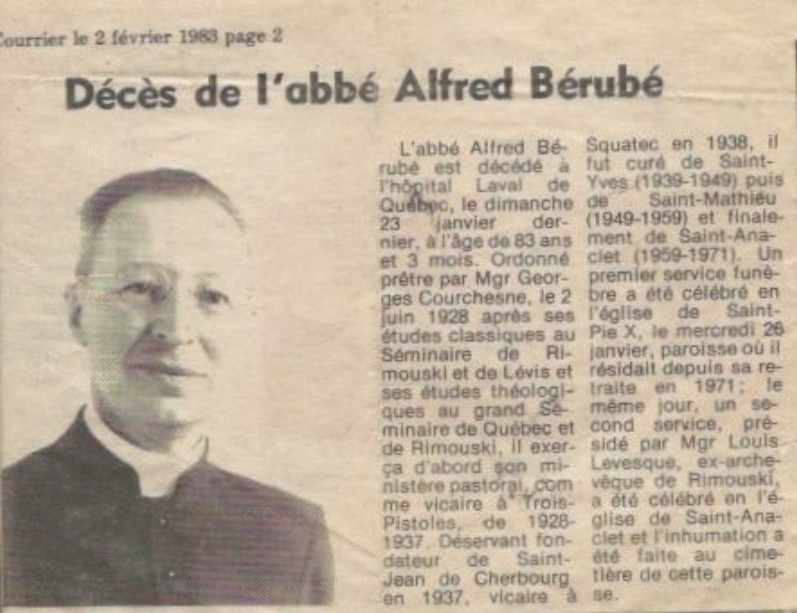 Bérubé, abbé Alfred Abby_a12