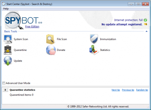 TUTORIAL: How to clean your desktop, delete virus and malware? Spybot12